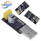 ESP01 Programmer Adapter UART GPIO0 ESP-01 Adaptaterr ESP8266 CH340G USB to ESP8266 Serial Wireless Wifi Developent Board Module