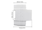 TOMZN Dual Power Automatic Transfer Switch Relay Over Under Voltage Current Protection with LED Display and Overload Cut Off