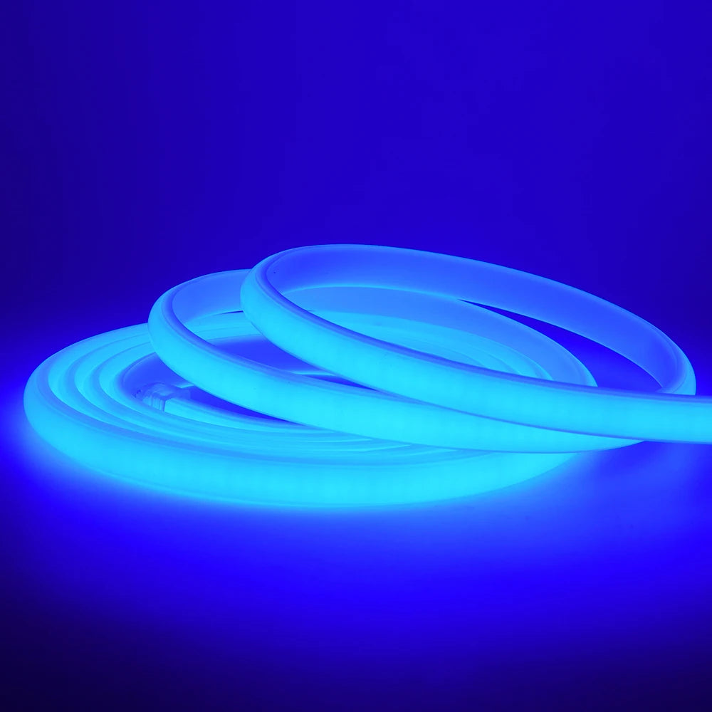220V Led COB Neon Strip Light Dimmer Switch Power Plug Kit White Blue Pink Red Purple Yellow 5m 20m 30m 0.5m 288LED/m Flex Decor