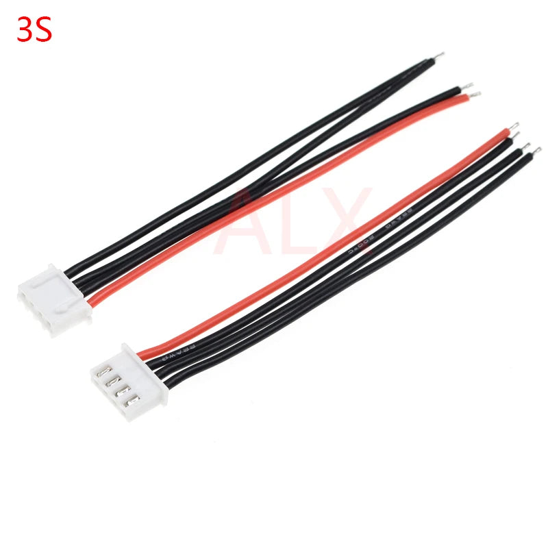 5/10Pcs 1S 2S 3S 4S 5S 6S 22AWG Silicone RC Model Lipo Battery Balancer Charger Plug Wire Connector 2.54mm JST-XH Cable IMAX B6