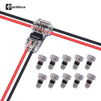 5/10PCS T Tap 2 Pin T2 Quick Splice Connector No Strip No Solder Wire Cable Terminal Automotive Electrical Joiner for Car Truck