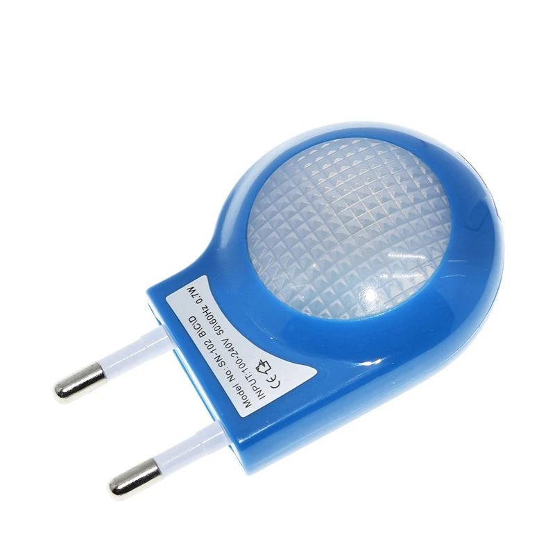 Mini Led Snail Night Light Auto Night Lamp Built-in Light Sensor Control Light Wall Lamp For Baby Kids Bedroom EU Plug
