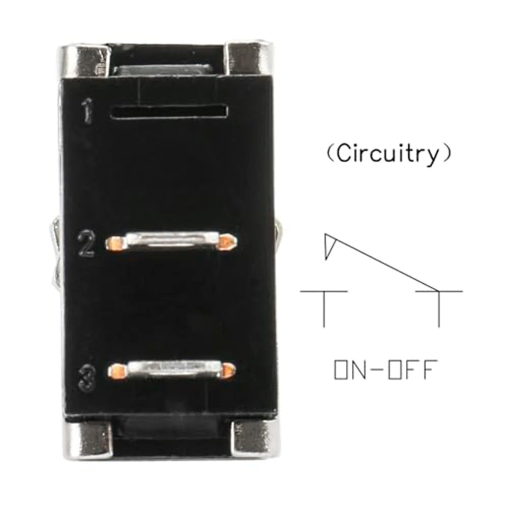 2PCS Toggle Switch KN3D-101 On/Off Switch 25A 12V 2 Pin Locking Electronics SPST SPDT DPDT Power Rocker Waterproof Cap