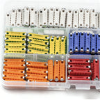 100/200 Pcs Continental Car Fuses Set European Bar Torpedo Fuse Automotive Circuits For Vintage Classic Cars 5/8/10/16/25 AMP