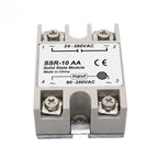 1pcs Solid State Relay Single Phase Non-contact SSR DC To DC AC To AC DC To AC 24-380VAC 10A 25A 40A 50A 60A 80A 100A
