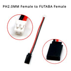 1/5/10Pcs/lot PH2.0 Male/Female to JR/FUTABA Connector Charging Adapter Cable Converter Lead for RC Hobby Battery FPV RC Models