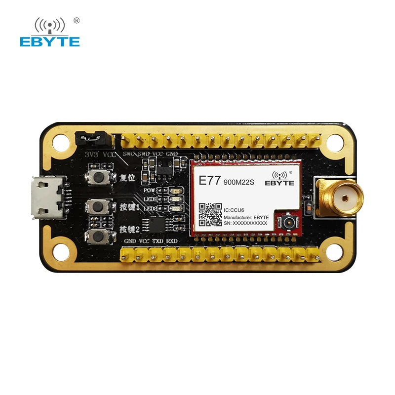 STM32 Development Testing Board EBYTE E77-400/900MBL-01 Pre-soldered E77-400/900M22S USB Interface LoRa Module With Antenna