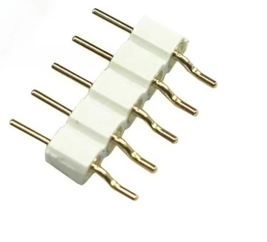 10pcs 2.54mm  L7.43mm Round Female Header Socket Single Row RA 1x40Pin Horizontal SMT Gold Round Hole Socket 0.1" Hole Male Pin