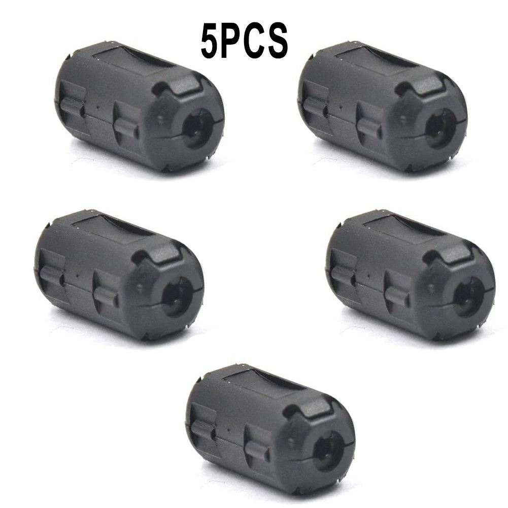 2/5pcs TDK Clip-On Ferrite Ring Core Noise Suppressor For EMI RFI Clip Anti-jamming Cable Active Components Filters 12 X 25mm