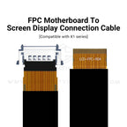 For Lab X1/X1C Display Connector Flex Cable for X1 Series Touch Screen Cable FPC Cable from AP Board to LCD Replace