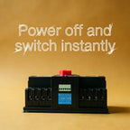 TOMZN TOQ3 Built-in Circuit Breaker 2P/4P 63A-125A with Night Light, 2-In 2/1-Out, Short-Circuit & Overload Protection