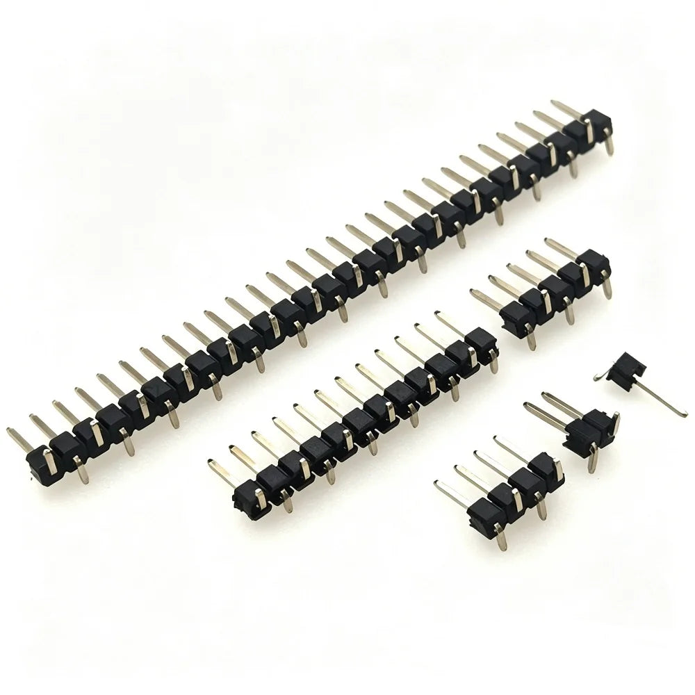 10pcs 2.54mm Cuttable Breakable 1X40P PA3mm 4mm 6mm Optional SMD Single Row Male Pin Header