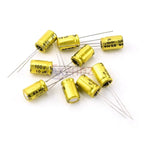 10PCS Audio Frequency Nonpolarity NP Electrolytic Capacitor 100V 1uF 1.5uF 2.2uF 3.3uF 4.7uF 5.6uF 6.8uF 10uF 22uF 33uF 47uF