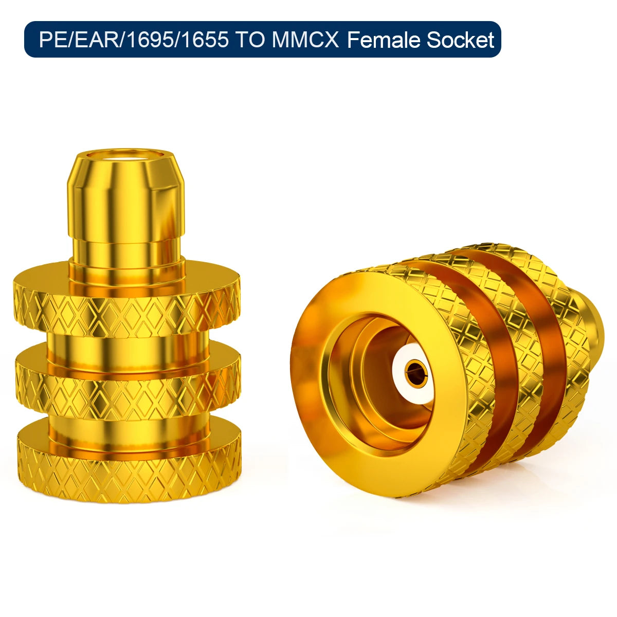 QYFANG Golden Wheel 0.78 Ear/IE300/IE900/IPX/A2DC/IE400 to MMCX Female Base Adapter