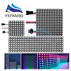 WS2812B RGB LED Digital Flexible Individually Addressable Panel Light WS2812 8x8 16x16 8x32 Module Matrix Screen DC5V 5050 RGB