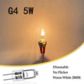 1/5/10PCS G4 12V 5W 10W 20W 35W 50W LED Lamp Bulbs Inserted Beads Crystal Lamp Halogen Bulb Eco Halogen Light Bulbs Capsule
