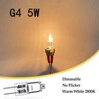 1/5/10PCS G4 12V 5W 10W 20W 35W 50W LED Lamp Bulbs Inserted Beads Crystal Lamp Halogen Bulb Eco Halogen Light Bulbs Capsule