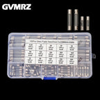 150Pcs 15value 5x20mm 6x30mm Glass Fuse Assorted Kit Box 0.25A 0.5A 1A 2A 3A 5A 8A 10A 15A 20A 30A