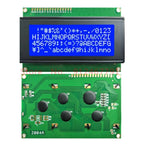 5V LCD Dots 2004 20X4 Display Blue Yellow Screen LCD2004+I2C Board English Russian Cyrillic Font For 3D Printer IIC Adpater