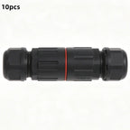2 Pin 3 Pin Outdoor Plug Socket Straight Quick Screw Connection IP68 Industrial Electrical Waterproof Wire Cable Connector