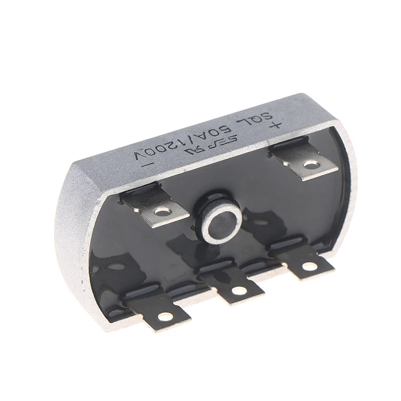 50A 1200V Aluminum Metal Case 3 Phase Diode Bridge Rectifier 50Amp SQL50A Bridge Rectifier Diode Module Electronic Components