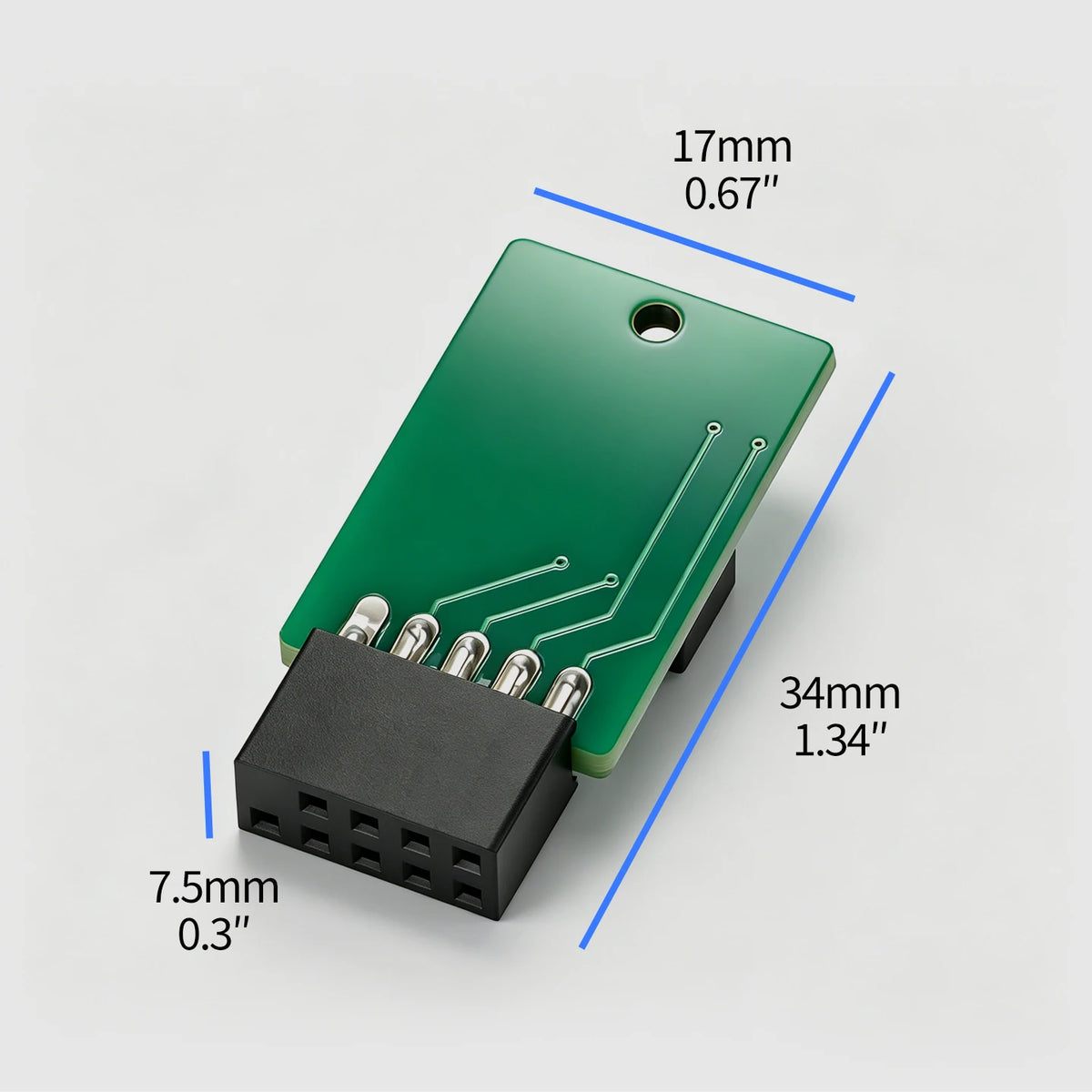 Mini Computer Power Reset Switch Board 9-Pin Connector Front Panel Header for PC Desktop Motherboards with LED Status Indicators