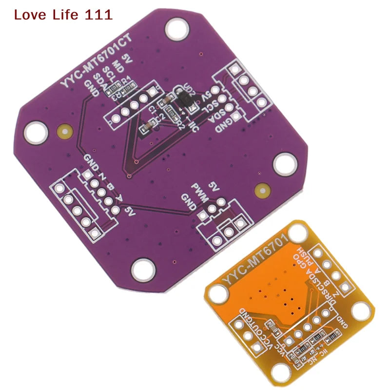 New Magnetic Encoder MT6701 Magnetic Induction Angle Measurement Sensor Module 14bit High Precision Can Perfectly Replace AS5600
