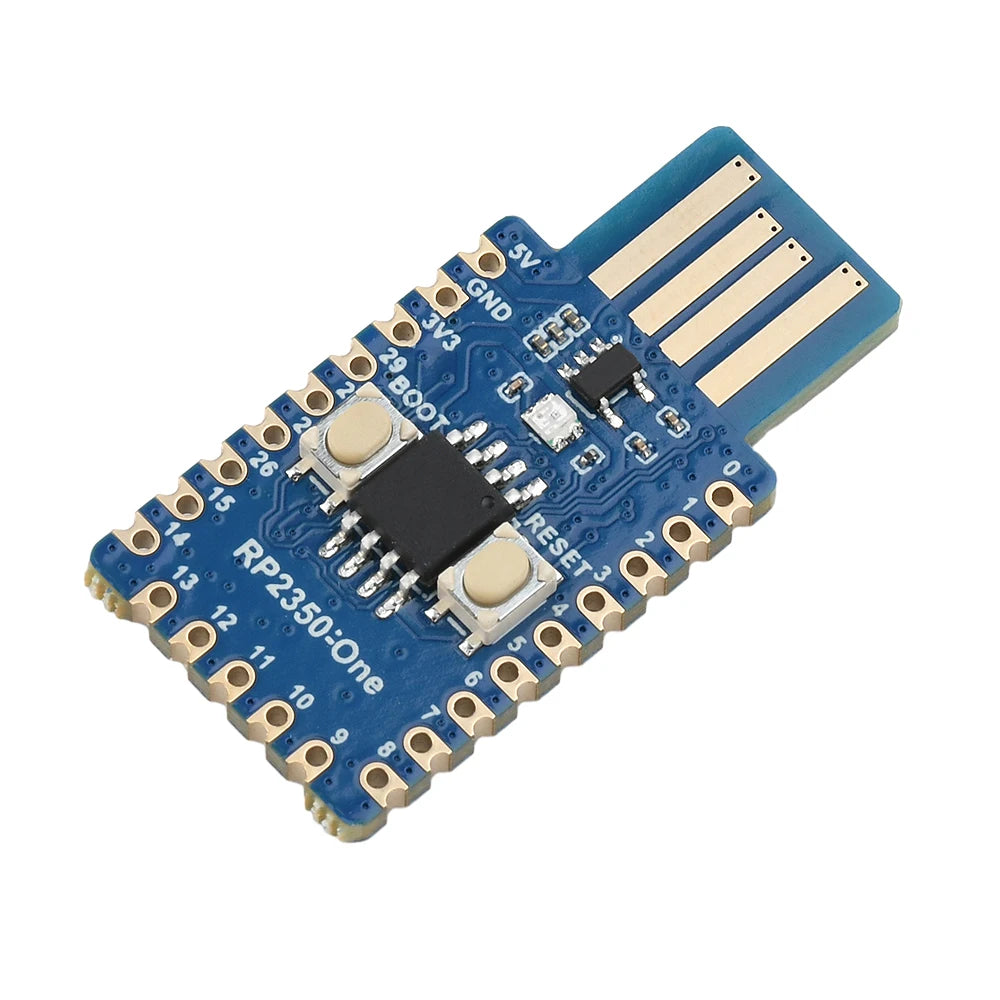 RP2350-One 4Mb Flash Microcontroller Development Board RP2350A Dual Core Dual Architecture Processor Type-A for Raspberry Pi
