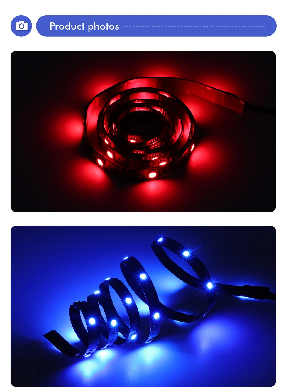Smart LED Strip Lights RGB 5050 Tuya WiFi Zigbee Phone Control USB LED Flexible Ribbon Tape for TV Backlight Room Home Party