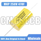 1PCS MKP 250V 47UF Metallized Polypropylene Film Capacitor Radial Through Hole High Ripple Current Low ESR