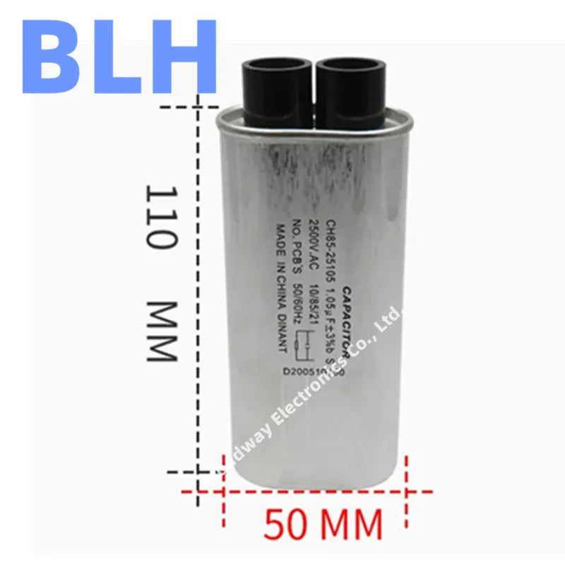 CH85 CH86 High voltage capacitors for industrial microwave ovens 2500V 0.66UF 0.89UF 1.05UF 1.1UF 1.10UF 1.2UF 1.20UF