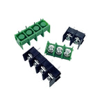 20PCS MG7620 / KF8500 Barrier Terminal Block 7.62mm 8.5mm Pitch PCB Screw Connector 2P 3P 4Pins Stackable Green Black