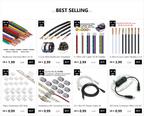 5-100m LED Cable 18 20 22AWG Hookup Wire 6 5 3 2 4pin RGB Extension Cable For LED Strip WS2812B Pixels Light SM JST Connectors