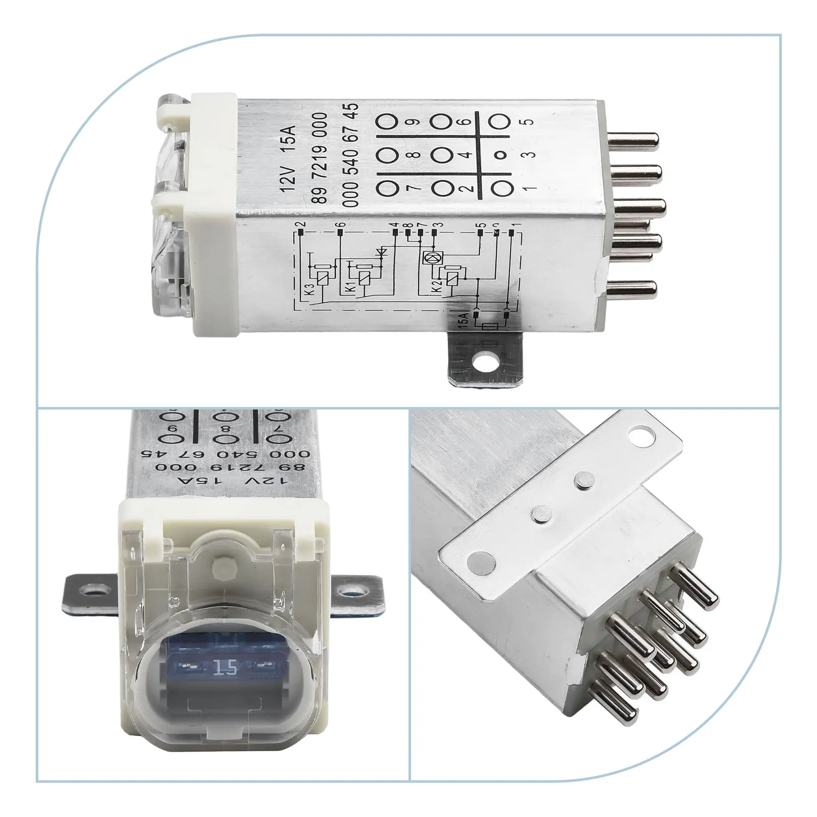 OEM Overload Protection Relay Suitable for Mercedes Models including the Iconic W124 and W202 Series Part Number 0005406745