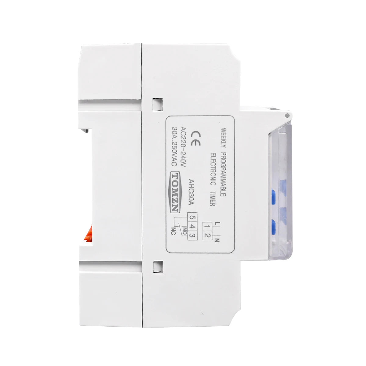 TOMZN 1NO 1NC Din Rail Single Phase Weekly 7 Days Programmable Digital TIME SWITCH Relay Timer AC 220V 230V 12V 24V 48V 16A