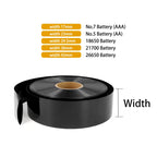 Width 17mm ~ 200mm Clear PVC Heat Shrink Tube 18650 Battery Wrap Battery Pack Insulated Cable Protector Sleeve Lithium Film Case