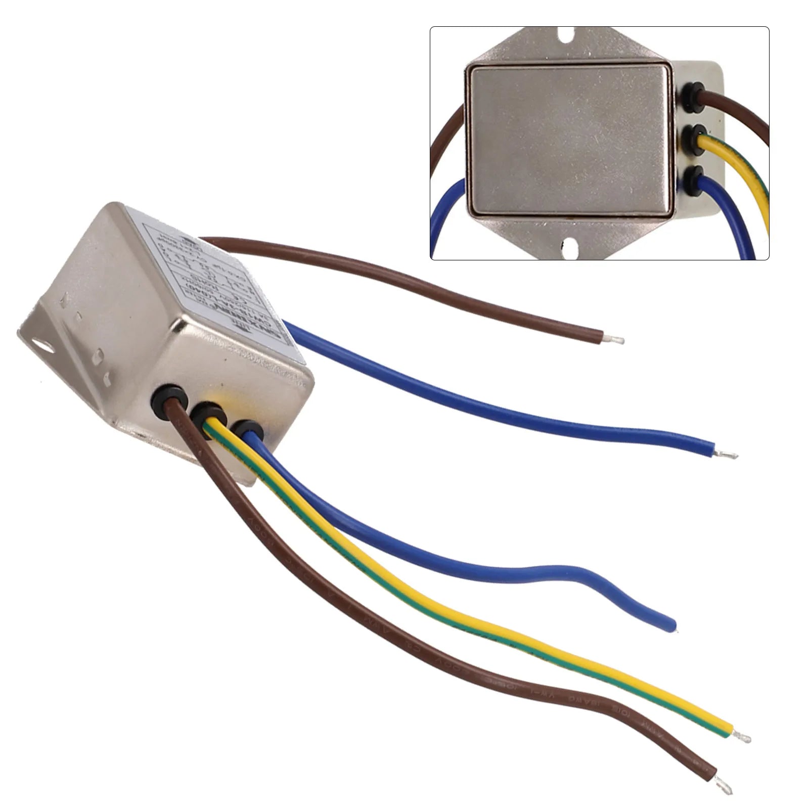 Power Filter Line Audio Purifier CW1BL AC 250V AntiInterference Designed for Electrical and Household Equipment Rated 3A 6A 10A