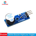 3.3V 5V Active Buzzer Module High/Low Trigger Piezo Buzzer Sound Alarm Module Compatible With 3.3V 5V Microcontroller