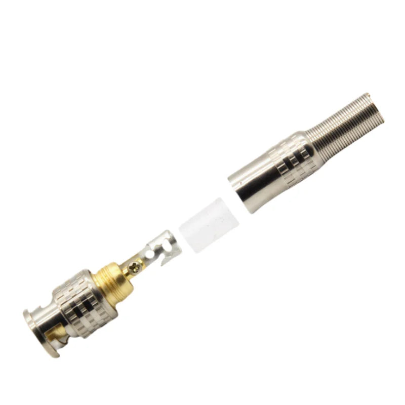 2/5/10PCS BNC Solderless Connector Q9 HD Video Oscilloscope Male Plug Welding Free 75-5 Ohm Monitoring Cable Connectors