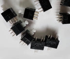 10PCS 13MM X 8.5MM Self-Locking Mini Plastic Switch Latching Switch Small Button Switch 12Pin DIP Switch