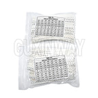 200pcs 660pcs 720pcs 4000pcs 0402 0603 0805 1206 1210 2512 1% 5% SMD Resistor Kit 10K 100K 1K 1R 100R 220R