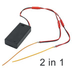 3V 110mm 190mm 300mm LED COB Filament Flexible Battery Lamp White Green Ice Blue Pink Retro Edison Bulb Parts LED Diode Decor