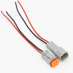 1Pcs DT Waterproof Automotive Connector With 15cm Wiring DT06-2S/DT04-2P 3P 4P 6P 8P 12P Male Female Plug Socket For Automobile