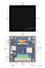 ESP32 S3 4inch LCD Development Board 480x480 TouchScreen Display TVBOX LVGL HMI Sensor CAN RS485 Waveshare ESP32-S3-Touch-LCD-4