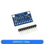 12bits 16 Bit I2C ADS1115 ADS1015 Module ADC 4 channel with Pro Gain Amplifier 2.0V to 5.5V for Arduino RPi