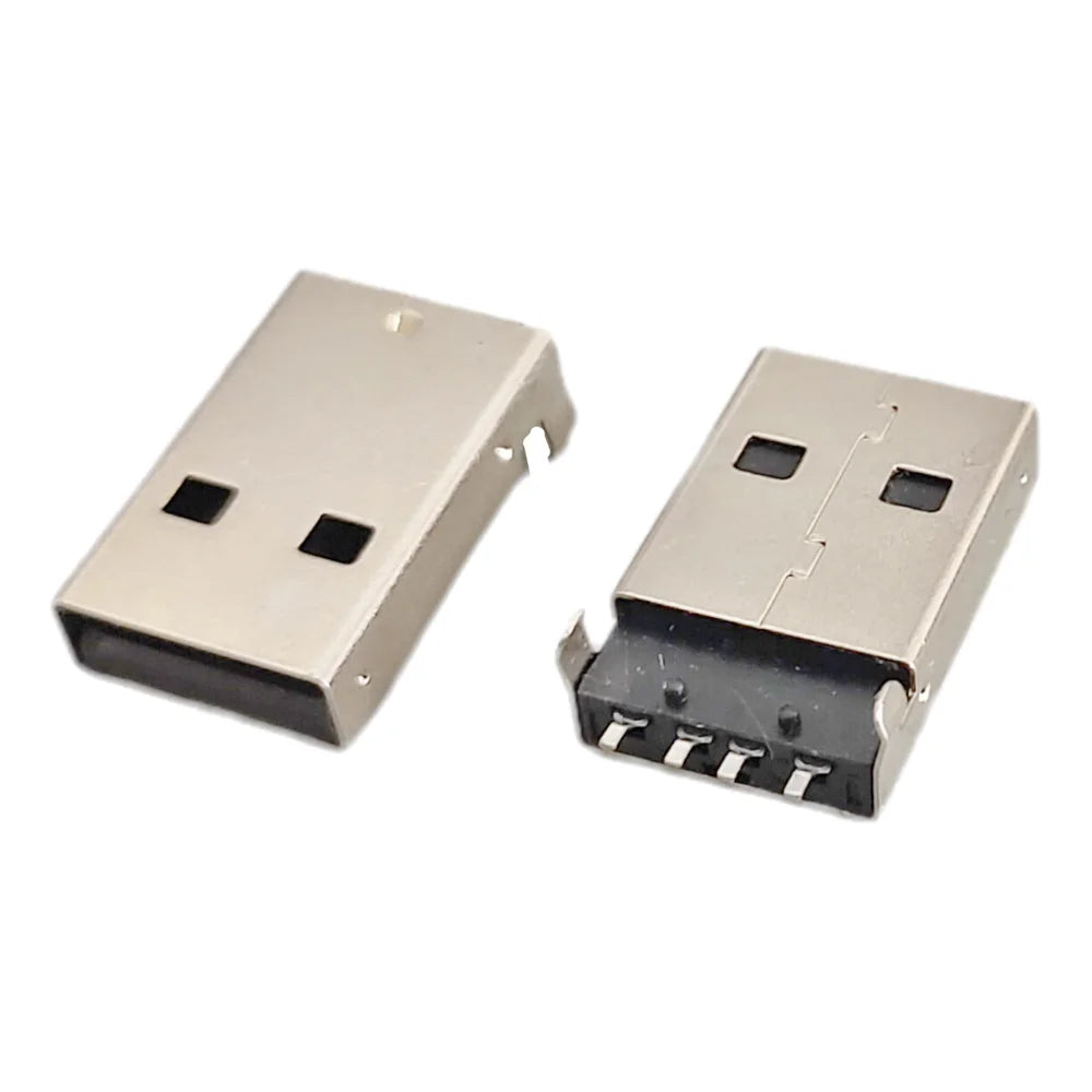 5/10Pcs USB 2.0 A Male Connector Type A 4 Pin SMT SMD DIP Panel Mount Plug Jack Socket Connector DIY