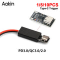 1/510PCS Fast Charge PD/QC/AFC Decoy Board 9V 12V 15V 20V PD Decoy module PD 2 3.0 DC Trigger Polling Detector Power Charge