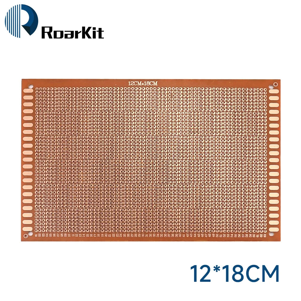 10PCS 5x7 7x9 9x15 12x18 13x25cm Single Sided Circuit Board PCB Bread Board Protoboard Universal Printed Circuit Boards DIY Set