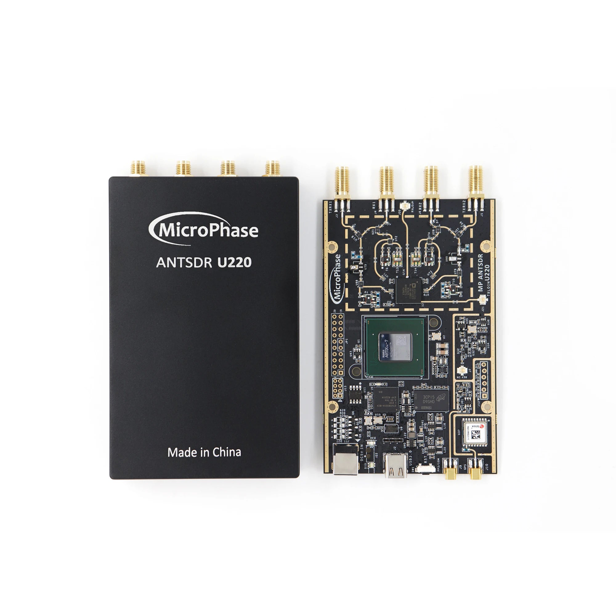 MicroPhase Software Defined Radio Demo Board 70MHz-6GHz SDR USB3.0 ADI AD9361 AD9363 SDR USRP UHD ANTSDR U220