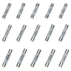 75Pcs Ceramic Fuse Assortment Kit 6x30mm 250V Fuses Set (0.5A to 30A) Replacement for Home Appliances & Electronics
